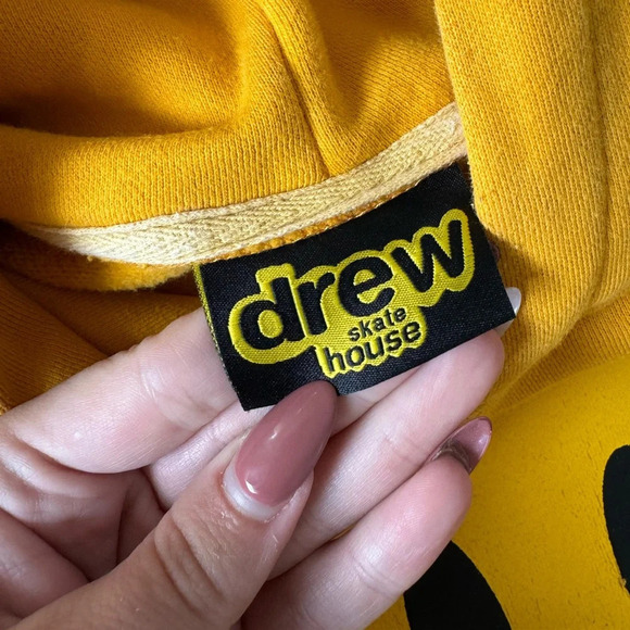 Drew House Golden Yellow Mascot Oversized Hoodie - Picture 4 of 7